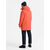 Ombre Mens long insulated jacket with reflective elements - orange