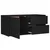 TV ormarić crni 80 x 34 x 36 cm od iverice