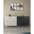 HANAH HOME Komoda Loop KB150 White Anthracite
