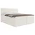 MID.YOU POSTELJA BOXSPRING 180 cm  x 200 cm , les, tekstil, leseni material bela