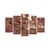 Wallity set figura 5ABSMDF-31, 5 dijelova