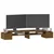 Stalak za monitor boja meda 100x27,5x15 cm od masivne borovine