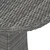 Vrtni stol sivi 70 x 70 x 73 cm od poliratana