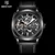 Moška ročna ura Benyar Mechanical Skeleton Black