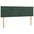Vidaxl Box spring postelja z vzmetnico temno zelen 140x190 cm žamet