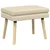 Dvojna klop Krem 60 x 40 x 46 cm Blago