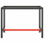 Okvir za radni stol mat crni i mat crveni 110x50x79 cm metalni