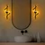 Opviq Likma 13510 Zidna lampa, Crna