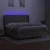 Vidaxl Box spring postelja z vzmetnico LED taupe 160x200 cm blago