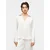 Calvin Klein Srajca Hammered LV044F129G Écru Regular Fit