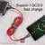 BASEUS podatkovni kabel Cafule USB-C 2m 2A rdeč
