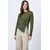 Trend Alacati Stili Ženska bluza Alc-X14716, Kaki