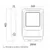 LED REFLEKTOR FL200W-08 4000K IP65
