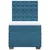 Vidaxl Box spring postelja z vzmetnico modra 100x200 cm žamet