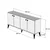 Hanah Home Komoda Lidya 182x82,5x41cm Orah