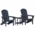 Vrtna stolica 3 pcs Mornarska Polietilen