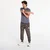 Majice SAYSKY Houndstooth Combat T-Shirt Blue Aop L
