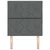 Vidaxl Vzglavje Temno siva 80 cm blago