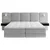 Esposa BOXSPRING POSTELJA 140 cm x 200 cm , tekstil siva