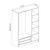 Hanah Home Ormar Kale 2281