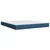 vidaXL vidaXL Box spring postelja z vzmetnico modra 180x200 cm blago, (21308718)
