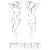 Ženski Bikini set Maresol, Crni