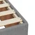 Vidaxl Boxspring postelja z vzmetnico svetlo siva 120x190 cm blago