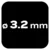 shumee Sveder za kovino HSS-TiN, 3,2 mm