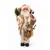 Deda Mraz dekorativna figura L-111, 45 cm, Krem-roze