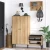 Hanah home Cipelarnik 120x137x35cm Hrast