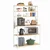 Songmics Kuhinjska polica 40x100x167 cm bela
