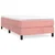 Greatstore Box spring postelja z vzmetnico roza 90x190 cm žamet