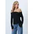 Trend Alacati Stili Ženska bluza Alc-X14558, Crna