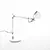 TOLOMEO MICRO STOLNA SVJETILJKA SIVA ALUMINIJ E14 SA POSTOLJEM A001300