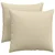 Jastučići za sofu 2 pcs Krema 45 x 45 cm tkanina