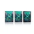 Plakat nadrealističen morski pes - 30x45 white