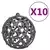 Božićno drvce s 300 LED svjetlima s stalakom Crna 180 cm PVC