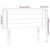 Uzglavlje s ušima svjetlosivo 103x16x78/88 cm baršunasto