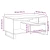 Kava Stol Crni hrast 90 x 49 x 45 cm Konstruirano drvo