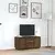 TV ormarić s LED svjetlima boja smeđeg hrasta 100x41x50 cm