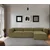 Atelier del Sofa Ugaona garnitura Fora 296x66x185cm Zelena