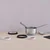 Podstavek za posodo PLACE-IT 13 cm, set 4 kosov, silikon, RIG-TIG