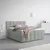 Boxspring Krevet Bubble Box 180/200 cm , siva