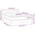Vidaxl Box spring postelja z vzmetnico LED temno siva 140x200 cm blago