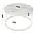 BE AGNES MAX Klubska mizica 80 cm Bela marmorna moderna