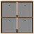 Kreveta s ladicama Staro drvo 68,5 x 32 x 67 cm