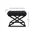 Atelier del Sofa Tabure 50x42x40cm, Crno