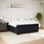 Vidaxl Box spring postelja z vzmetnico črna 200x200 cm žamet