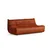 Atelier del Sofa Trosed Bocek, 210x100x80cm, Crveni