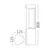 Braytron Baštenski LED stub BRY-DALLAS-800-7W-3000K-IP54